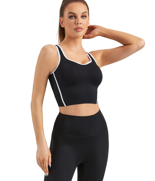 Scoop Neck Wireless Sports Bra | Retail