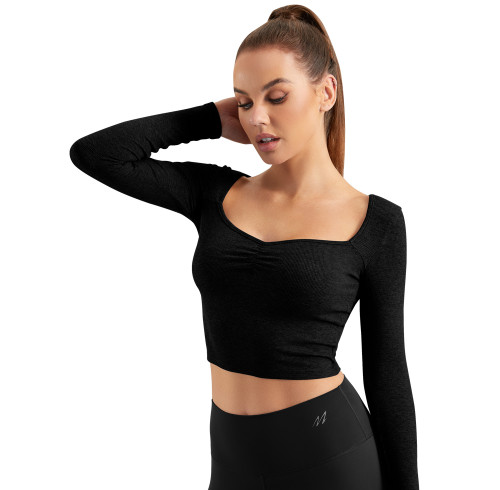 Women Scoop Neck Sweatshirts | Pullover Tops | Retail