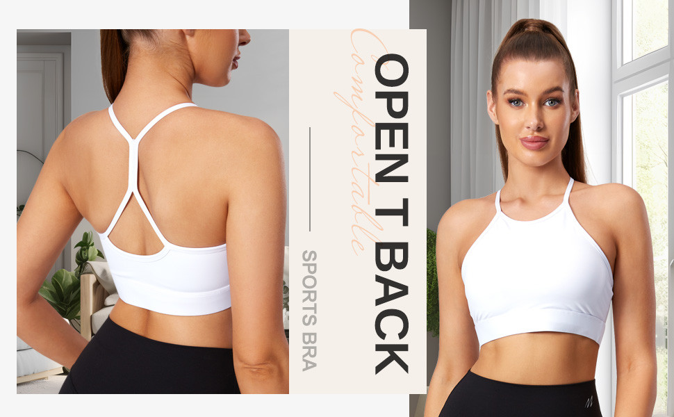 halter sports bra