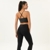 Cutout Sports Bra with Crisscross Back & Contrast or Solid Strap Options | Retail