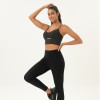 Cutout Sports Bra with Crisscross Back & Contrast or Solid Strap Options | Retail
