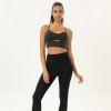 Cutout Sports Bra with Crisscross Back & Contrast or Solid Strap Options | Retail