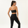 Cutout Sports Bra with Crisscross Back & Contrast or Solid Strap Options | Retail