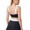 Women Square Neck Built in Pads Sports Bra - U Back Yoga Workout Basic Crop Tops | Retail