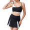 V Neck Padded Sports Bra- Workout Fitness Front Cross Yoga Bra | Retail