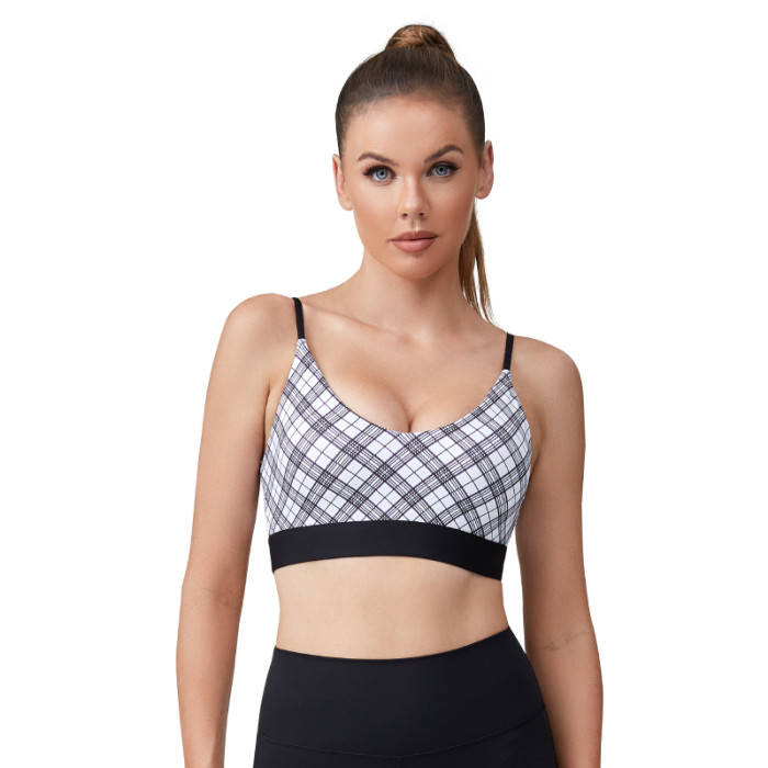 Square Neck Sports Bra - Adjustable Straps & Removable Padding | Retail