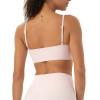 Solid Color Crisscross Sports Bra | Light Support Yoga Crop Top | Retail