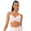 Solid Color Crisscross Sports Bra | Light Support Yoga Crop Top | Retail