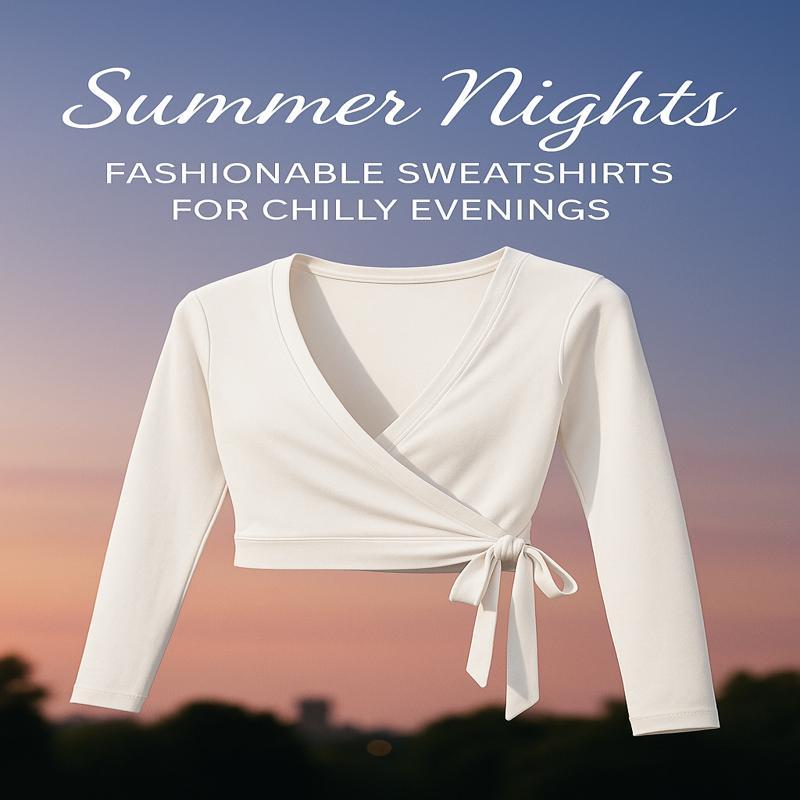 Summer Nights: Fashionable Sweatshirts for Chilly Evenings