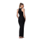 Women's Ribbed Knit Bodycon Maxi Dress - Sleeveless High Neck Casual Dress | OEM