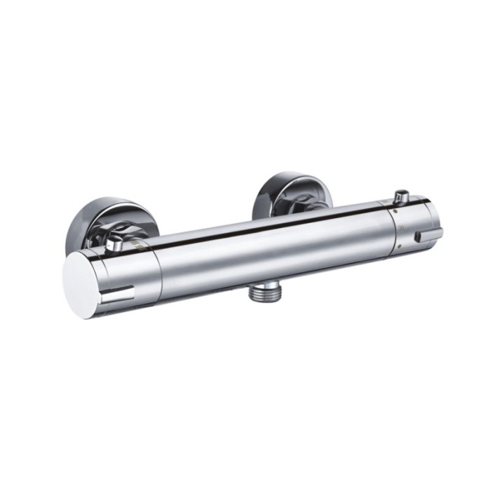 Classic Round Thermostatic Shower Mixer |Brass Thermostatic Shower Mixer | Round Brass Thermostatic Shower Mixer