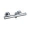 Round Brass Thermostatic Shower Mixer|Brass Thermostatic Shower Mixer | Dual-Function Thermostatic Shower Faucet
