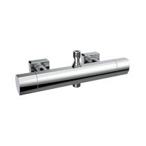 Quick-Connect Adaptor Thermostatic Shower Mixer l |Brass Thermostatic Shower Mixer | 38°C Precision Temperature Control Faucet