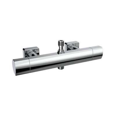 Quick-Connect Adaptor Thermostatic Shower Mixer l |Brass Thermostatic Shower Mixer | 38°C Precision Temperature Control Faucet