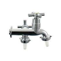 Double-Handle Cold Faucets | ABS Chrome Tap| Kitchen Cold Faucets