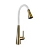 Brass Kitchen Faucets | Dual Spray Modes Kitchen Faucet | Flexible Spout Kitchen Faucet