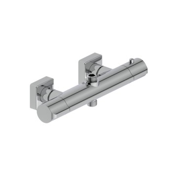 Brass shower tap with temperature control |Brass Thermostatic Shower Mixer | Dual-Function Thermostatic Shower Faucet