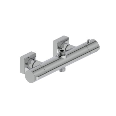 Brass shower tap with temperature control |Brass Thermostatic Shower Mixer | Dual-Function Thermostatic Shower Faucet