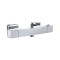 Brass Square Thermostatic Shower Mixer |Brass Thermostatic Shower Mixer | Dual-Function Thermostatic Shower Faucet