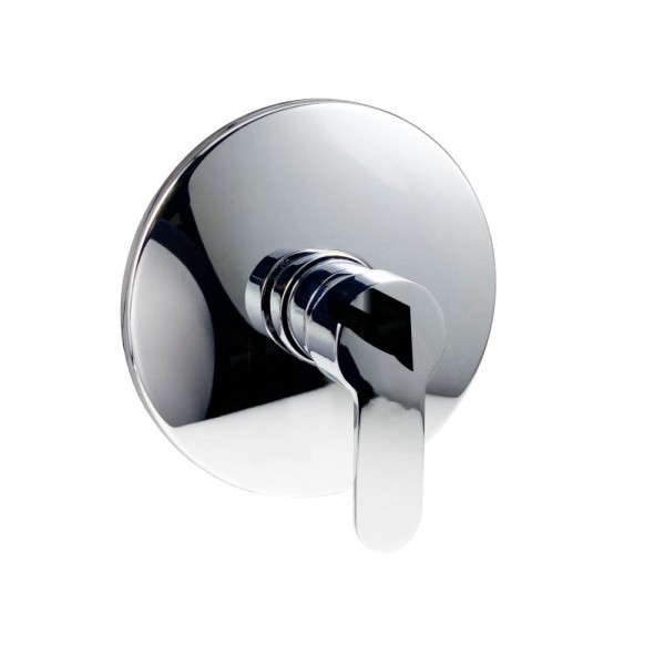 Brass Shower Faucet | Single lever manual shower mixer for concealed installation with lever handle