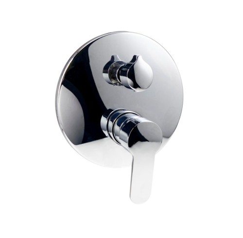 Brass Shower Faucet | Single lever manual shower mixer for concealed installation with lever handle