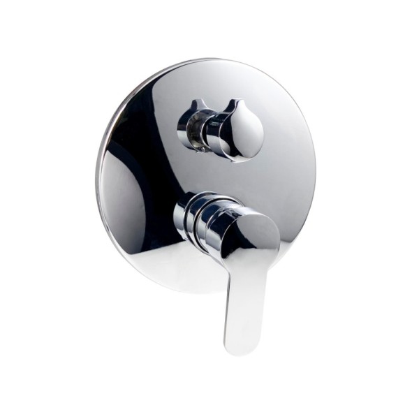 Brass Shower Faucet | Single lever manual shower mixer for concealed installation with lever handle