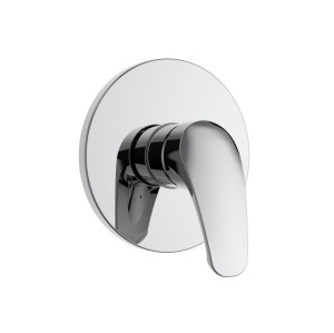 Plastic Shower Faucet | Single lever manual shower mixer for concealed installation with lever handle