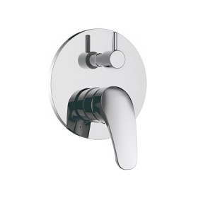 Plastic Shower Faucet | Single lever manual shower mixer for concealed installation with lever handle
