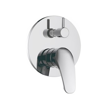 Plastic Shower Faucet | Single lever manual shower mixer for concealed installation with lever handle
