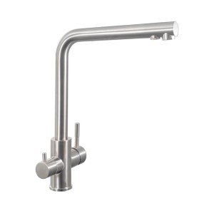 304 Stainless Steel Kitchen Faucets | SS304 Double Handle Kitchen Faucet| SS304 Double Handle Kitchen Tap