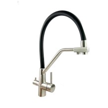 φ35 Cartridge Bracket Kitchen mixer | 304 Stainless Steel Kitchen Faucet | Two-Handle Bracket Kitchen Tap