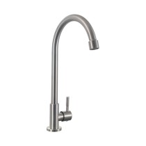 304 Stainless Steel Kitchen Faucets | SS304 Single-Handle Cold Tap | SS304 Wall Mount Cold Tap
