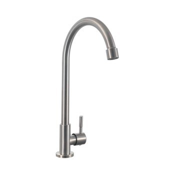 304 Stainless Steel Kitchen Faucets | SS304 Single-Handle Cold Tap | SS304 Wall Mount Cold Tap