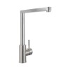 304 Stainless Steel L-Shaped Spout Kitchen Faucet| SS304 Single-Handle Kitchen Faucet | SS304 Single-Handle Kitchen Tap