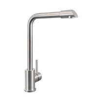 304 Stainless Steel L-Shaped Spout Kitchen Faucet| SS304 Single-Handle Kitchen Faucet | SS304 Single-Handle Kitchen Tap