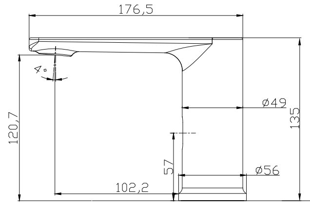 SS-SF-211B Size