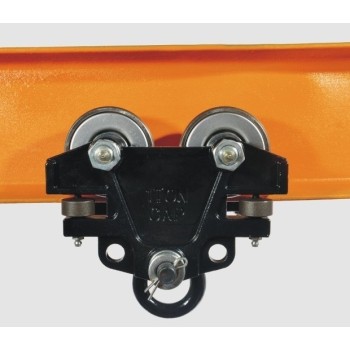 Hand Pushed I-Beam Trolley | 1 Ton Push Trolley