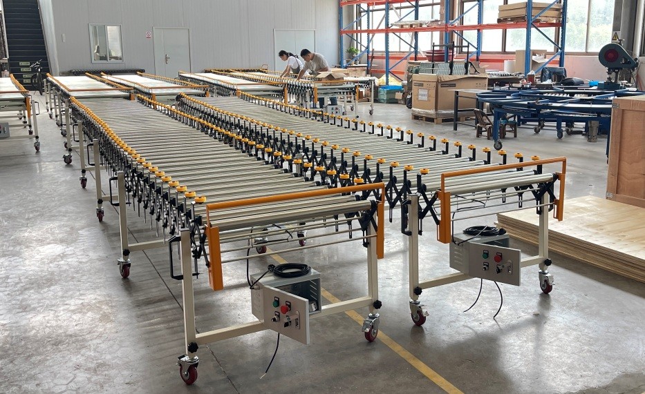 flexible roller conveyor