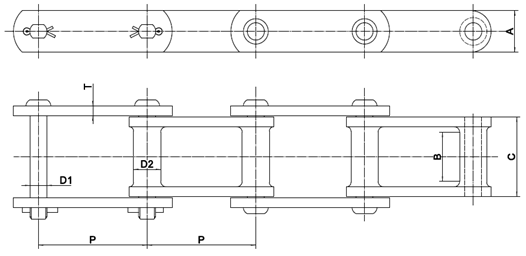 C55 Cast Chain