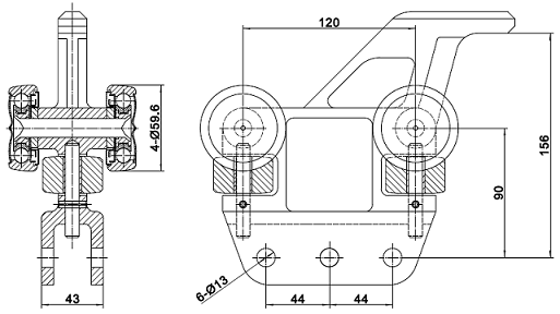 Rear carrier