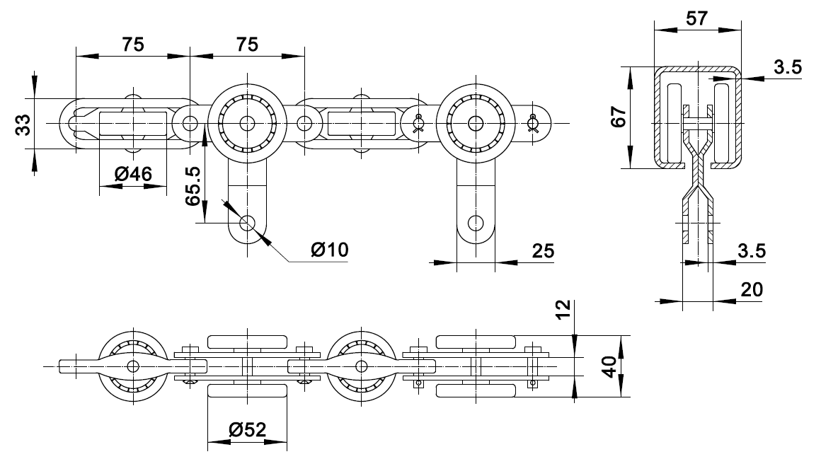 5075 chain