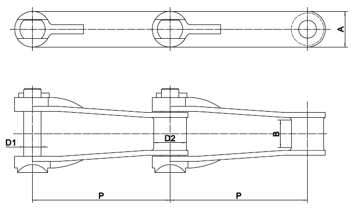 400 Class Pintle Chain