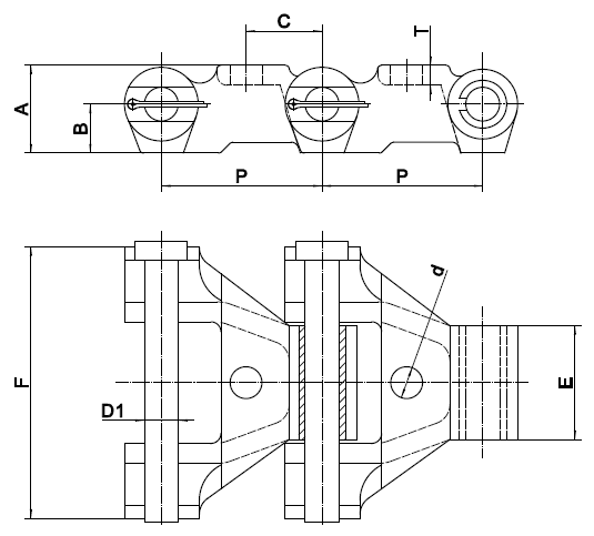 400 Class Pintle Chain