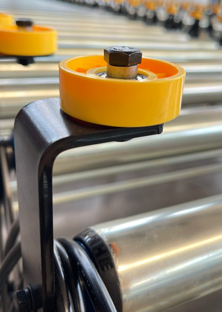 flexible roller conveyor