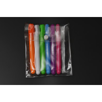 clear PVC watercolor marker pouch transparent soft pen bag