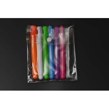 clear PVC watercolor marker pouch transparent soft pen bag