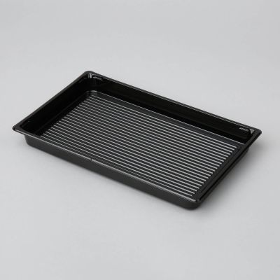Compostable sushi container | plastic sushi tray with clear lid