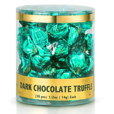 Clear twist-wrap tube for chocolate | Twist-wrap tube for candy