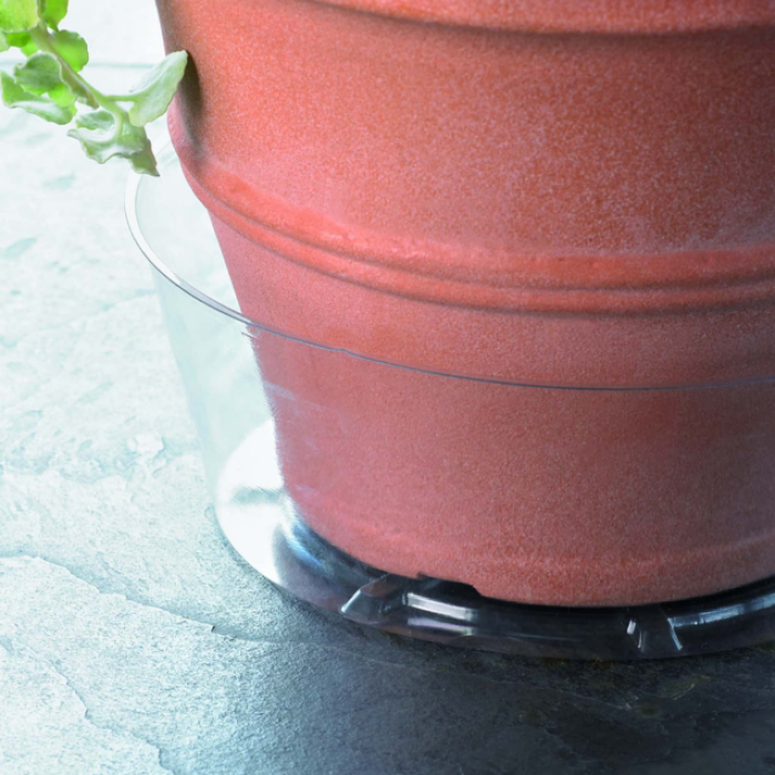 Customizable Plant Saucers | Clear Plastic Plant Saucers Flower Pot Tray Excellent for Indoor & Outdoor Plants