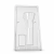 Custom Clear PVC/PET Double Blister Pack for Flashlight with Battery – 2-Cavity Thermoformed Blister Packaging
